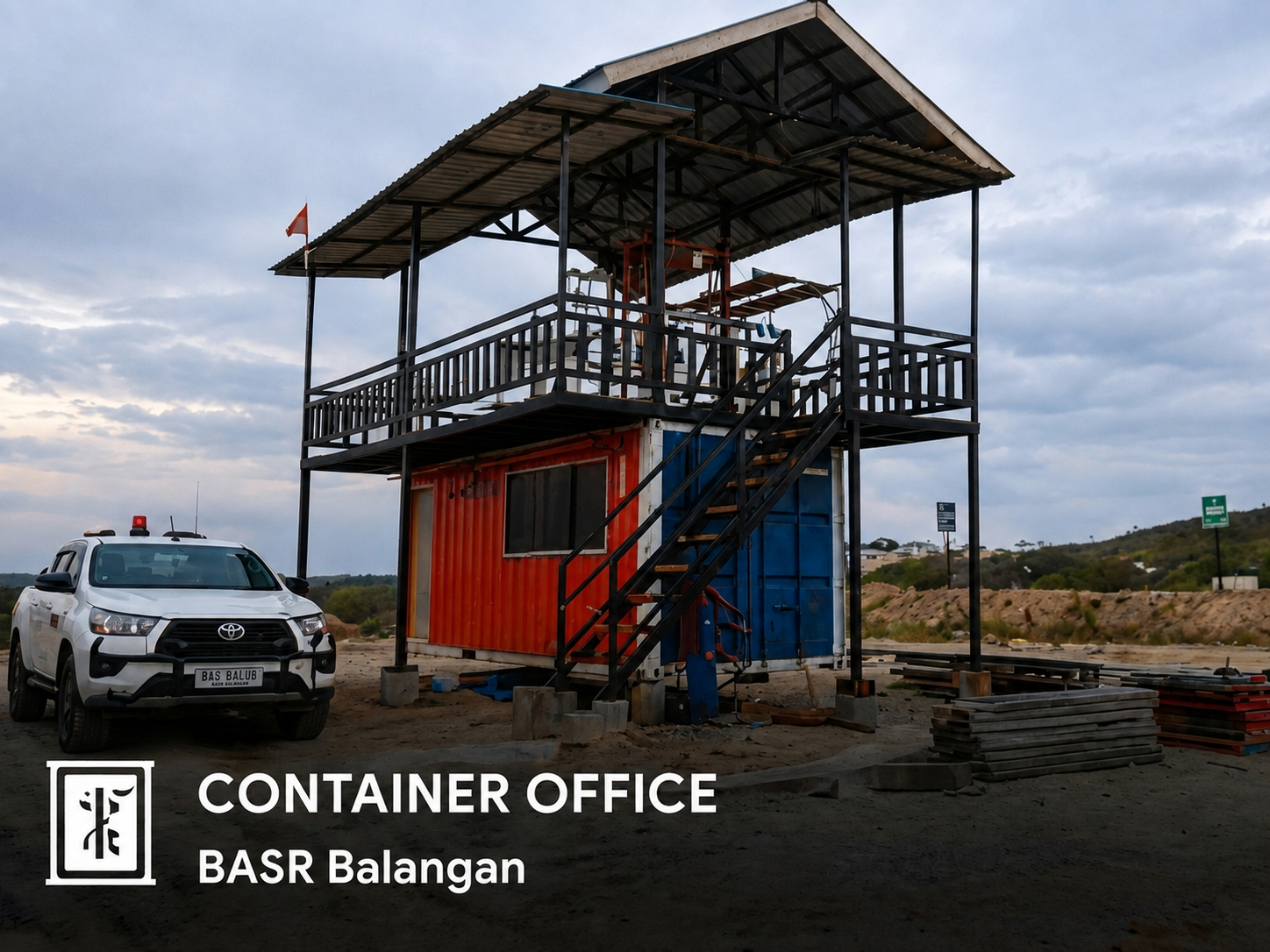 Container Office BASR Balangan