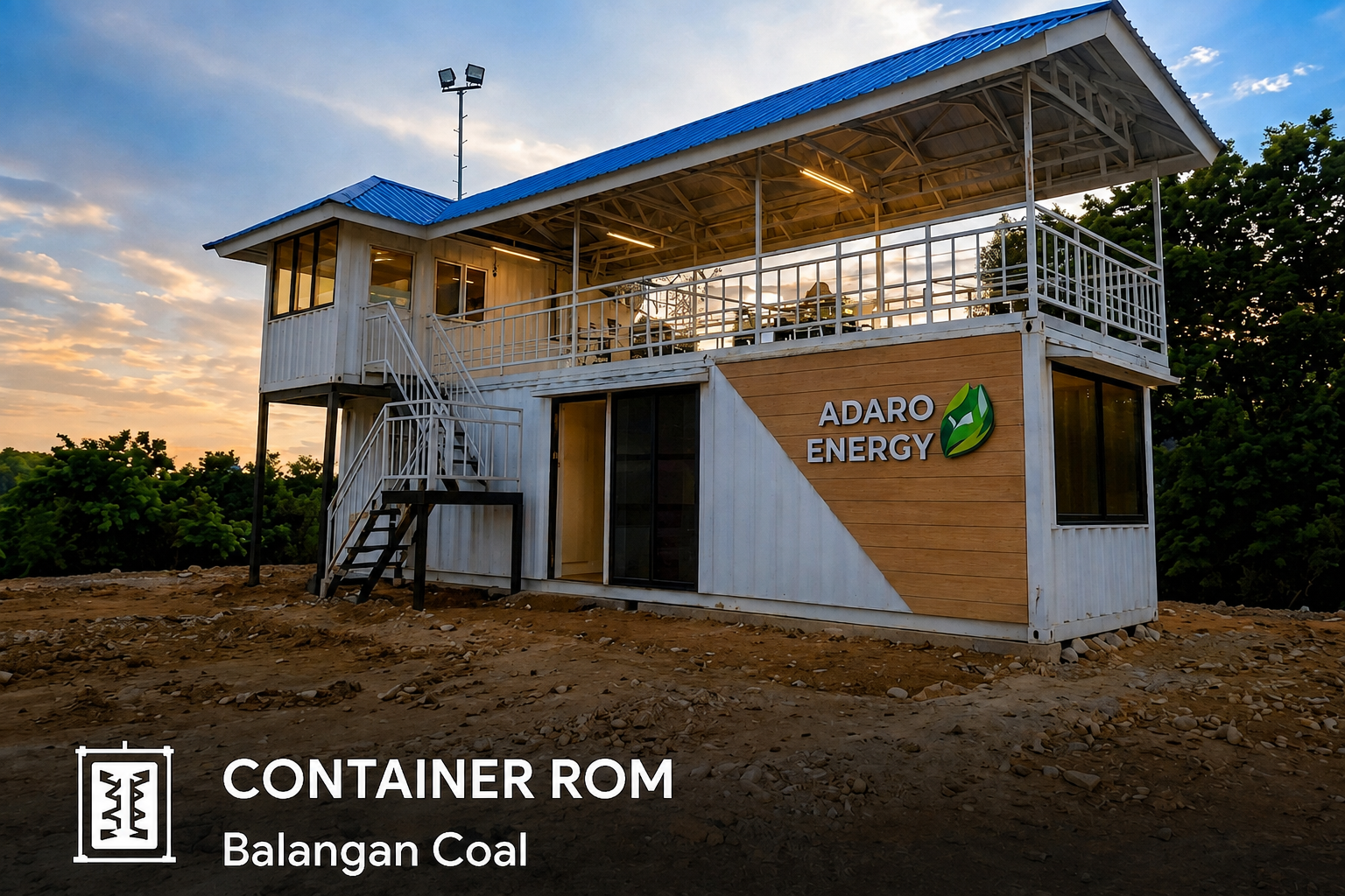 Container ROM Balangan Coal